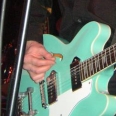 Kahuna and his turquoise Epiphone